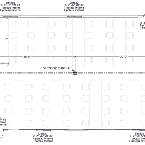 Complexe lunch room 24′ X 40′